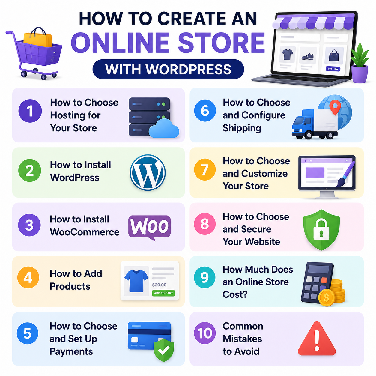 How to Create an Online Store with WordPress